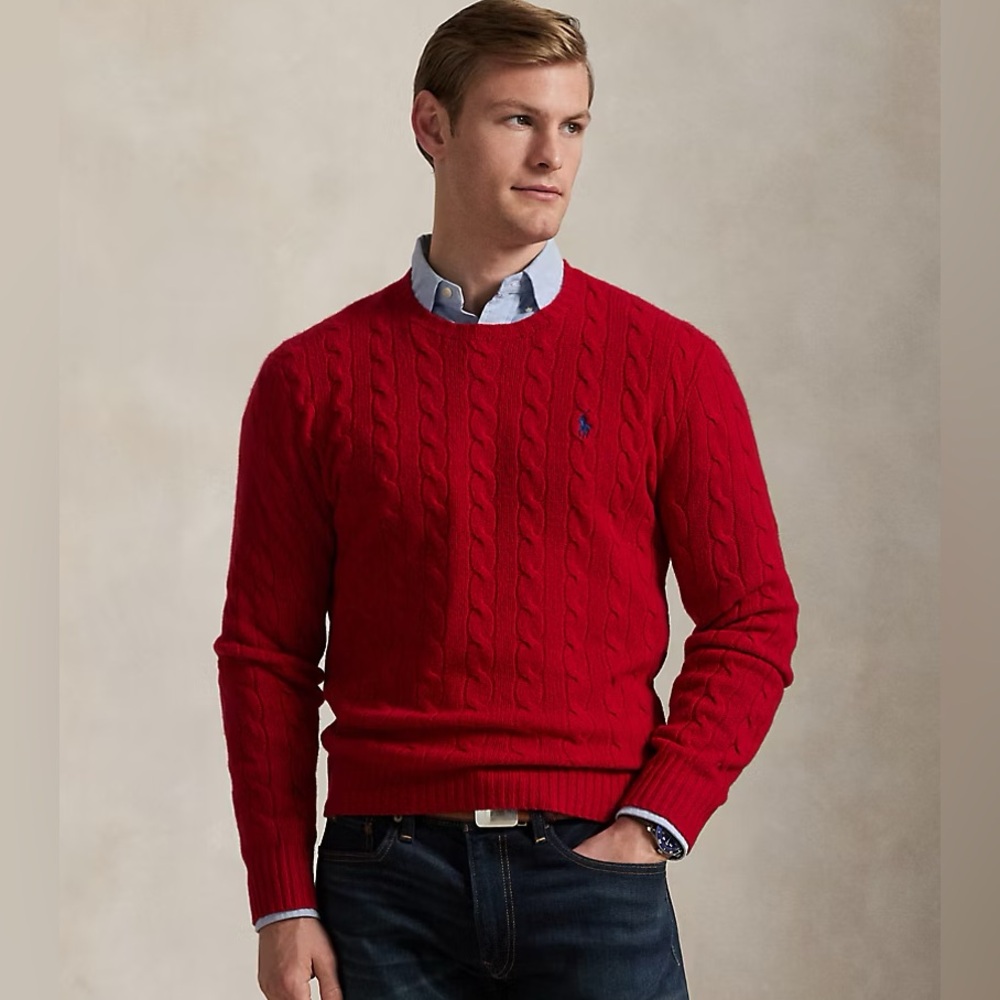 Well, Lauren cable knit wool cashmere sweater